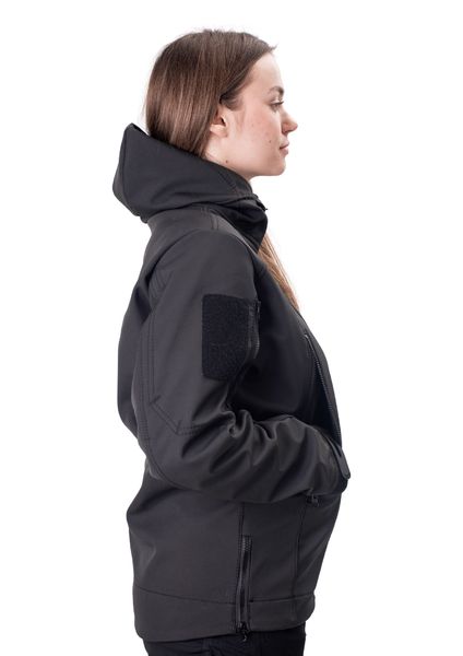 Тактическая куртка SMILO soft shell black W 1000_1 фото