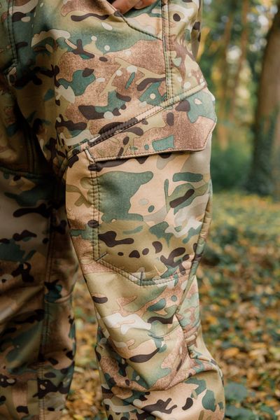 Тактические штаны SMILO cargo softshell multicam S 10000 фото