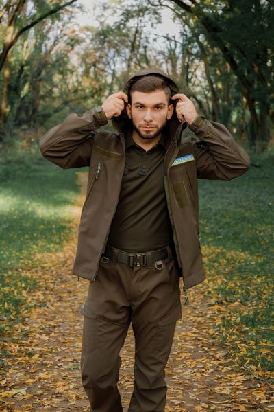 Тактические штаны SMILO cargo softshell olive XS 10007 фото