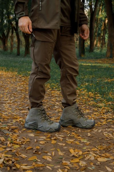 Тактические штаны SMILO cargo softshell olive XS 10007 фото