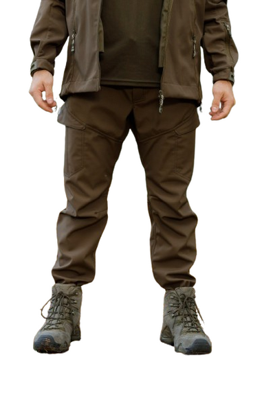 Тактичні штани SMILO cargo softshell olive XS 10007 фото