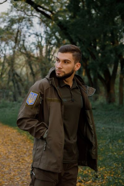 Тактические штаны SMILO cargo softshell olive XS 10007 фото