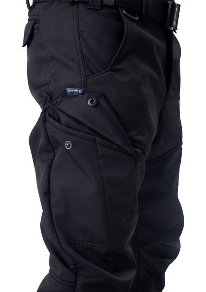 Тактичні штани SMILO cargo softshell black XS 10021 фото