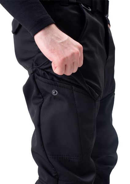 Тактичні штани SMILO cargo softshell black XS 10021 фото