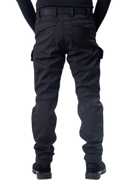 Тактичні штани SMILO cargo softshell black XS 10021 фото