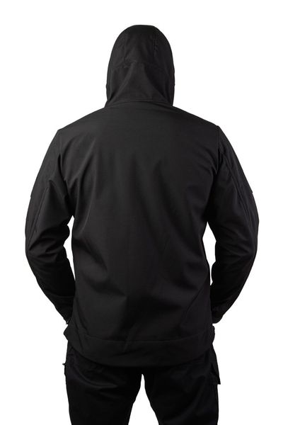 Тактическая куртка SMILO soft shell black XS AN107 фото