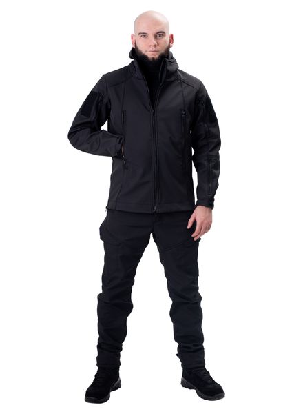 Тактичний костюм SMILO cargo softshell black XS 10042 фото