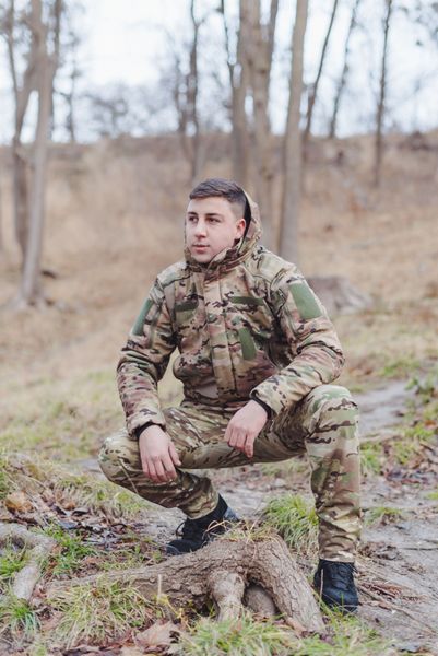 Зимняя куртка SMILO softshell multicam XS ML1 фото