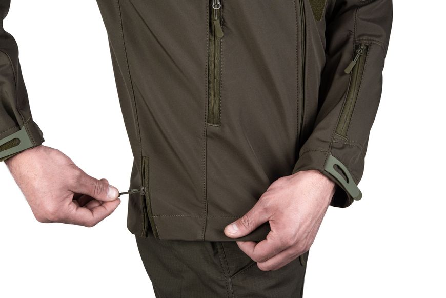 Тактическая куртка SMILO soft shell olive S 1000 фото